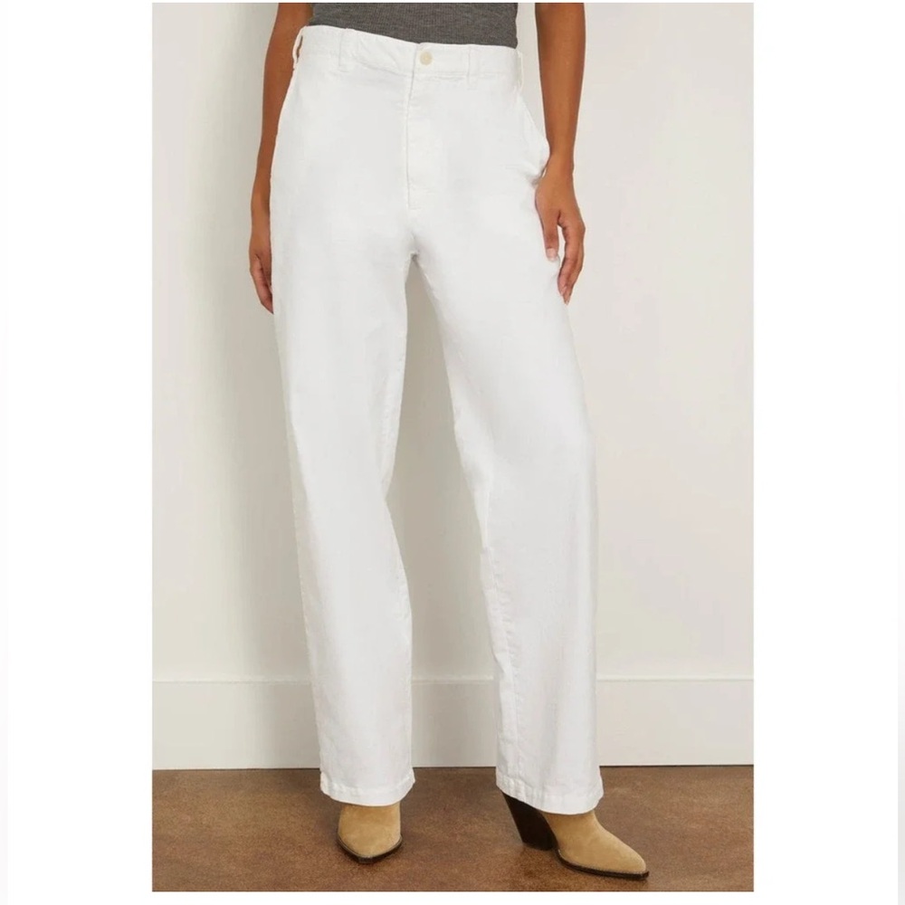Nili Lotan Eliot Boy Pant White Size 6